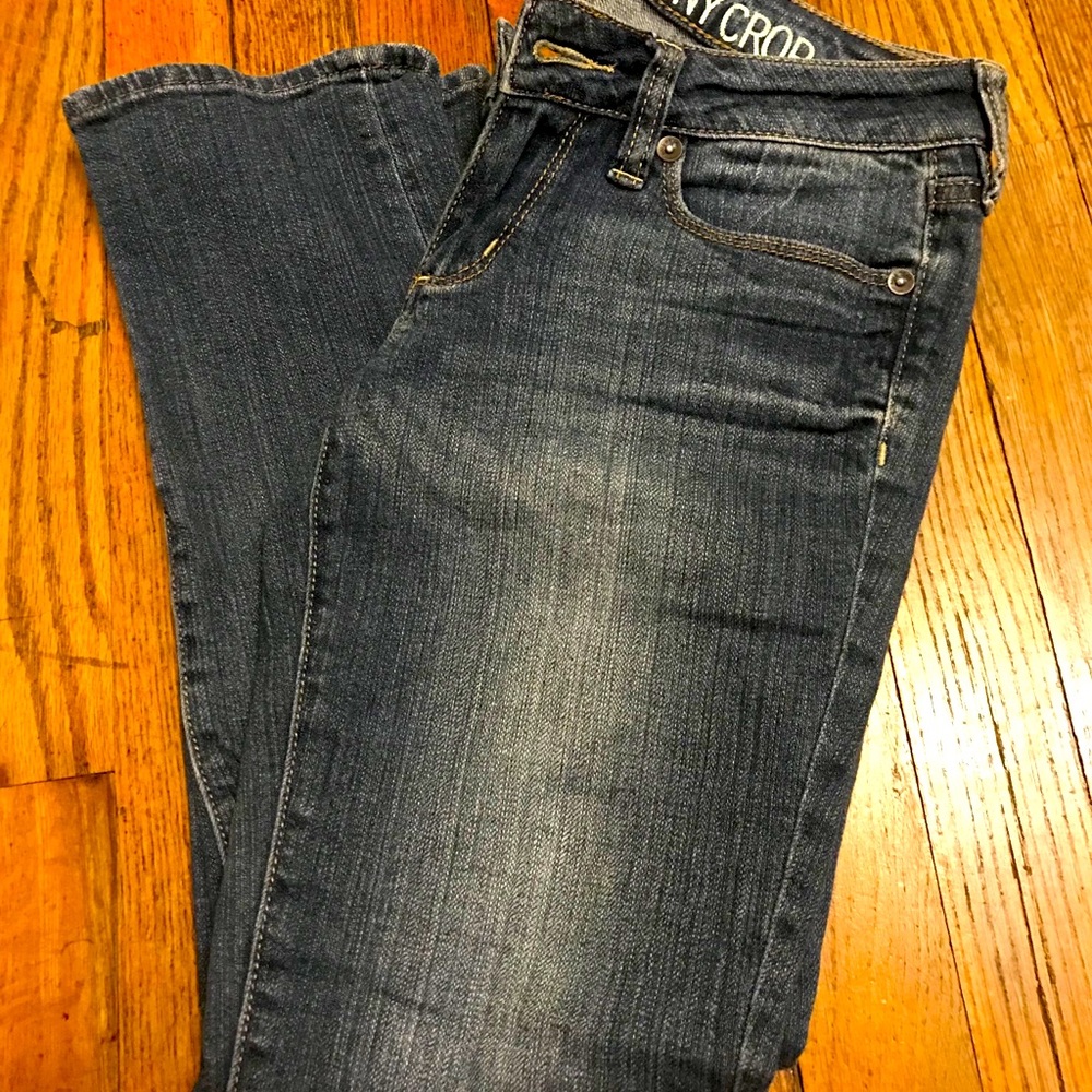 BULL HEAD topanga skinny crop blue Jean/denim sz 1
